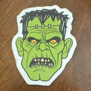 Green Frankenstein sticker 3/30% off